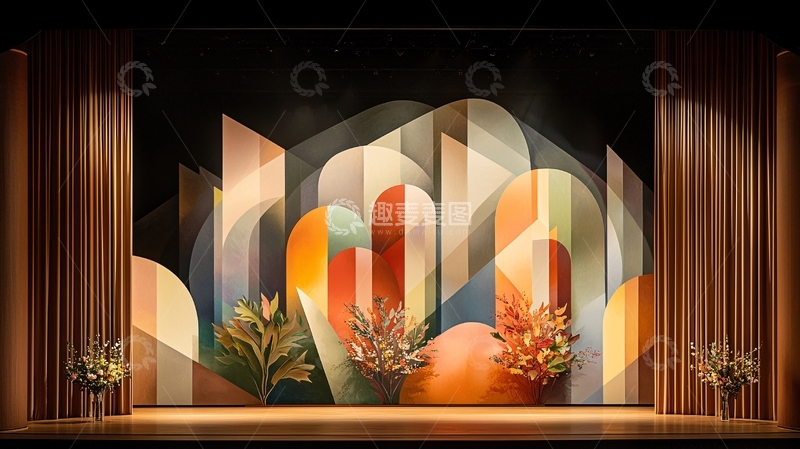 高清大图下载【趣麦麦图】舞台艺术装饰