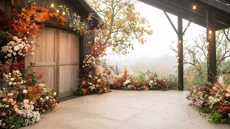 高清大图下载【趣麦麦图】乡村婚礼现场布置