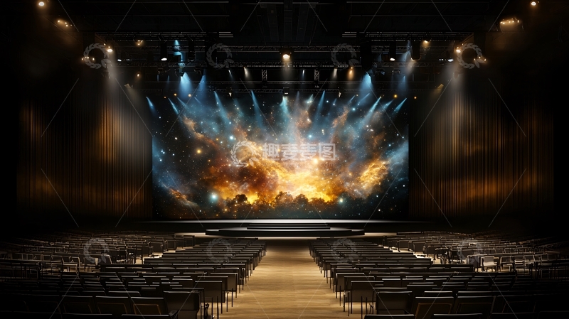 高清大图下载【趣麦麦图】绚丽舞台灯光效果