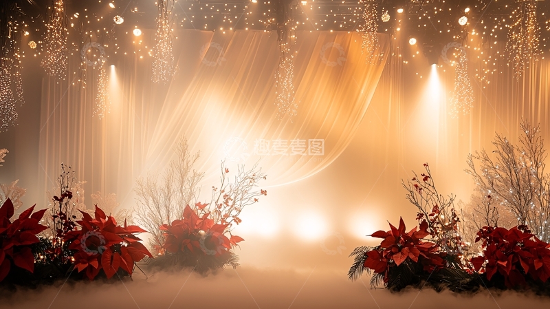 高清大图下载【趣麦麦图】舞台灯光梦幻场景