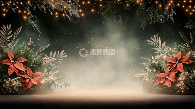 高清大图下载【趣麦麦图】节日气氛的舞台背景