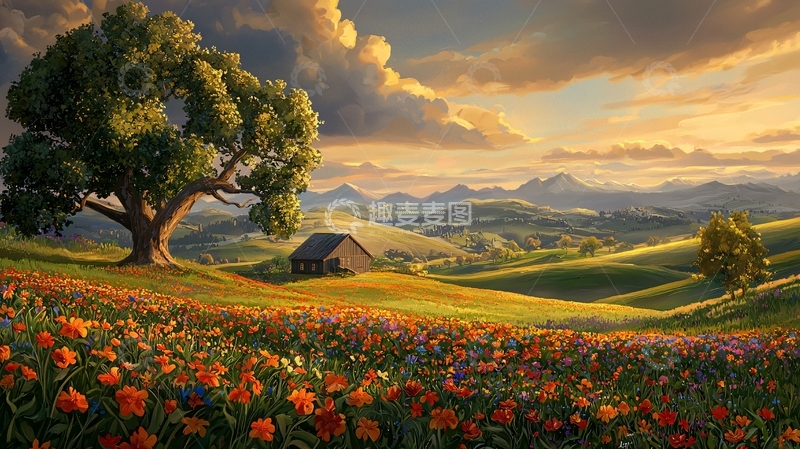 高清大图下载【趣麦麦图】田园风光高清图片