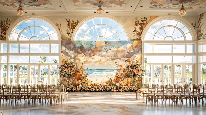 高清大图下载【趣麦麦图】室内婚礼场景装饰