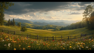 田园风光优美景色