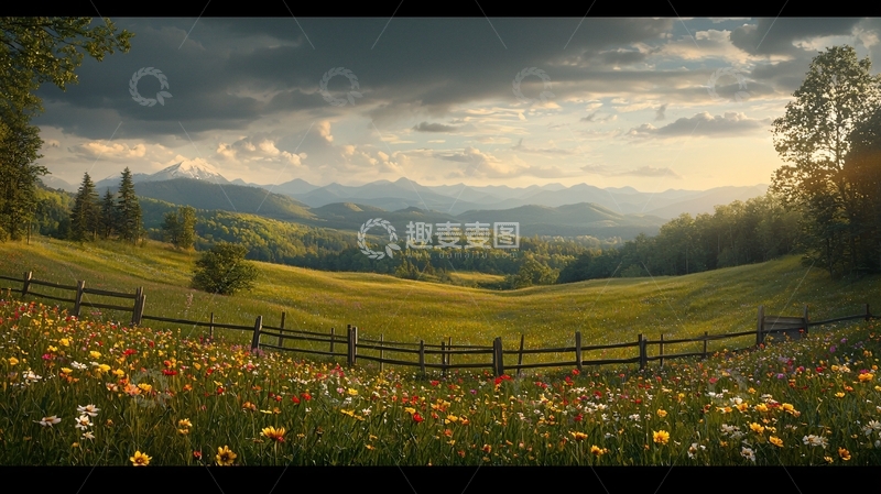 高清大图下载【趣麦麦图】田园风光优美景色