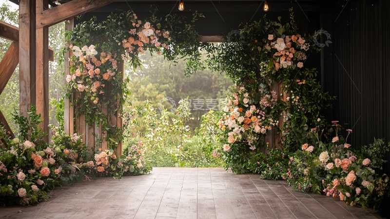高清大图下载【趣麦麦图】鲜花拱门高清图片