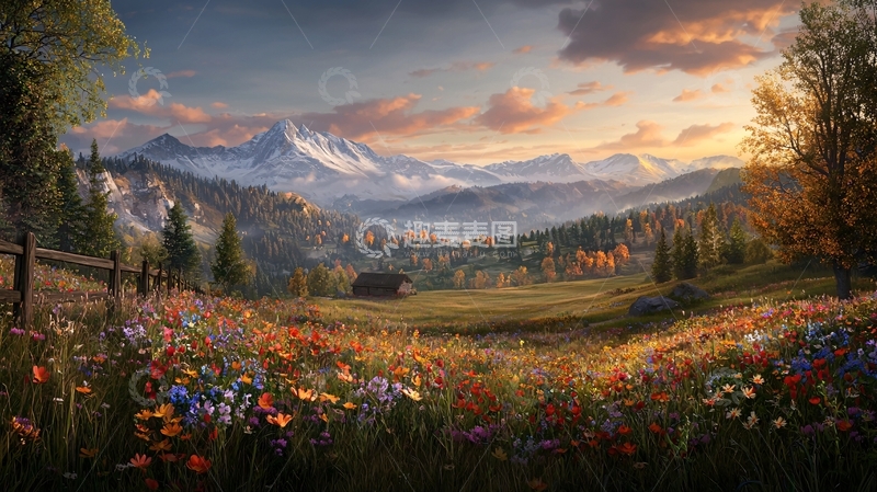 高清大图下载【趣麦麦图】田园风光高清图片