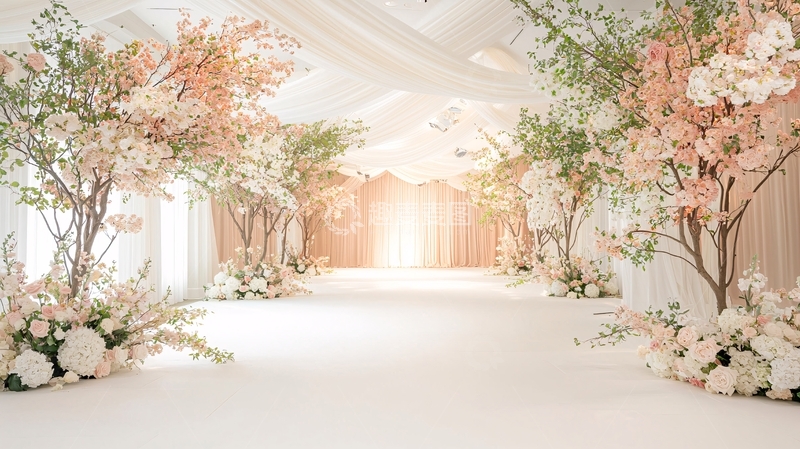 高清大图下载【趣麦麦图】浪漫淡雅婚礼场景