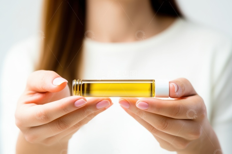 高清大图下载【趣麦麦图】拿着一瓶精油的女士