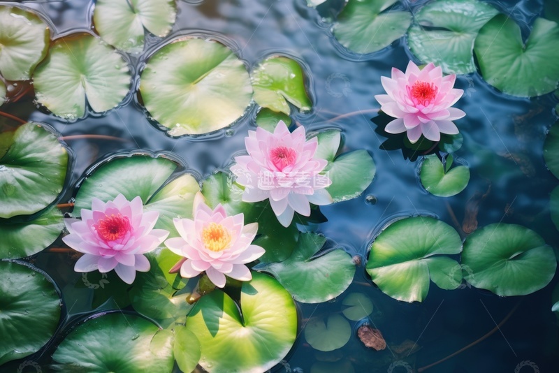高清大图下载【趣麦麦图】盛开的荷花花朵
