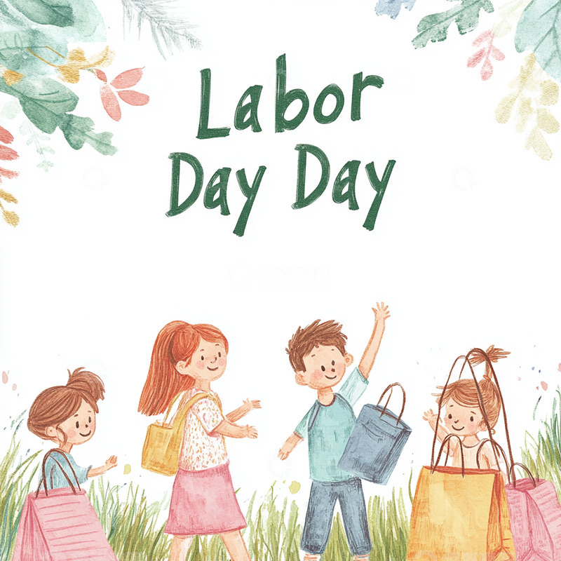 高清大图下载【趣麦麦图】五一劳动节素材4