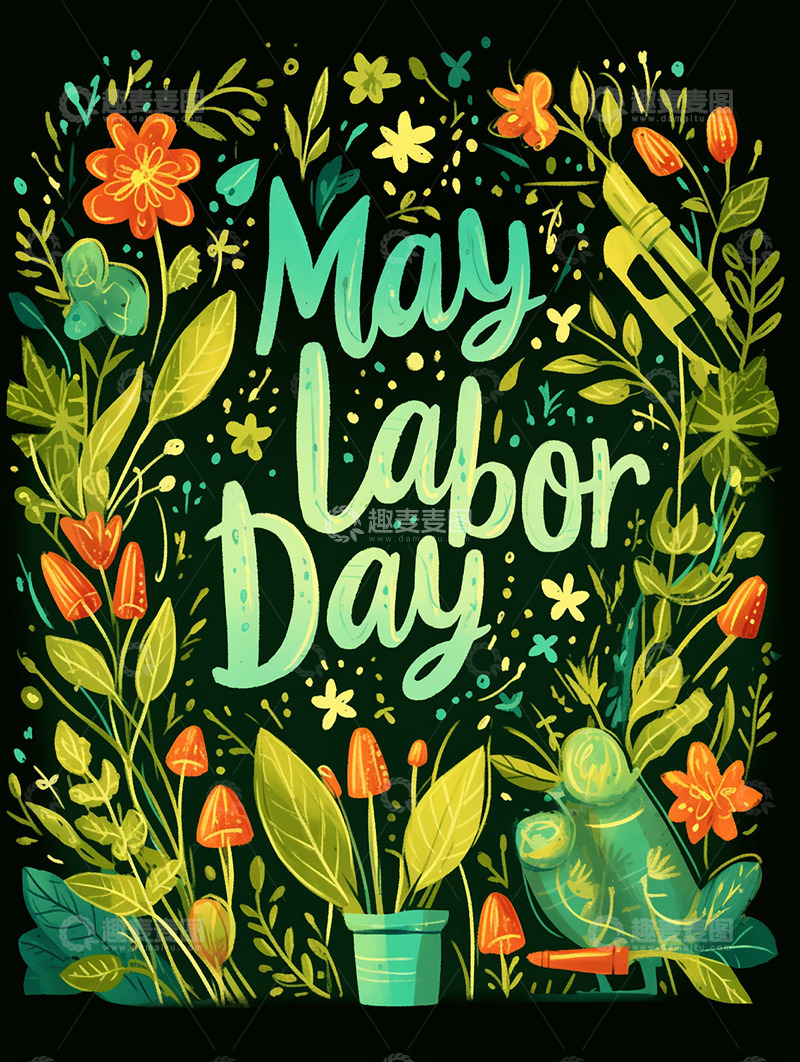 五一劳动节素材