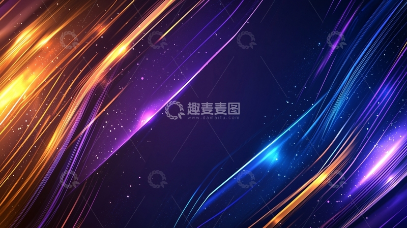 高清大图下载【趣麦麦图】色彩绚丽的光线背景