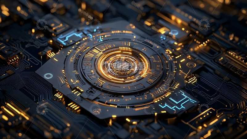 高清大图下载【趣麦麦图】科技感机械眼特写