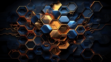 科技感蜂窝状结构