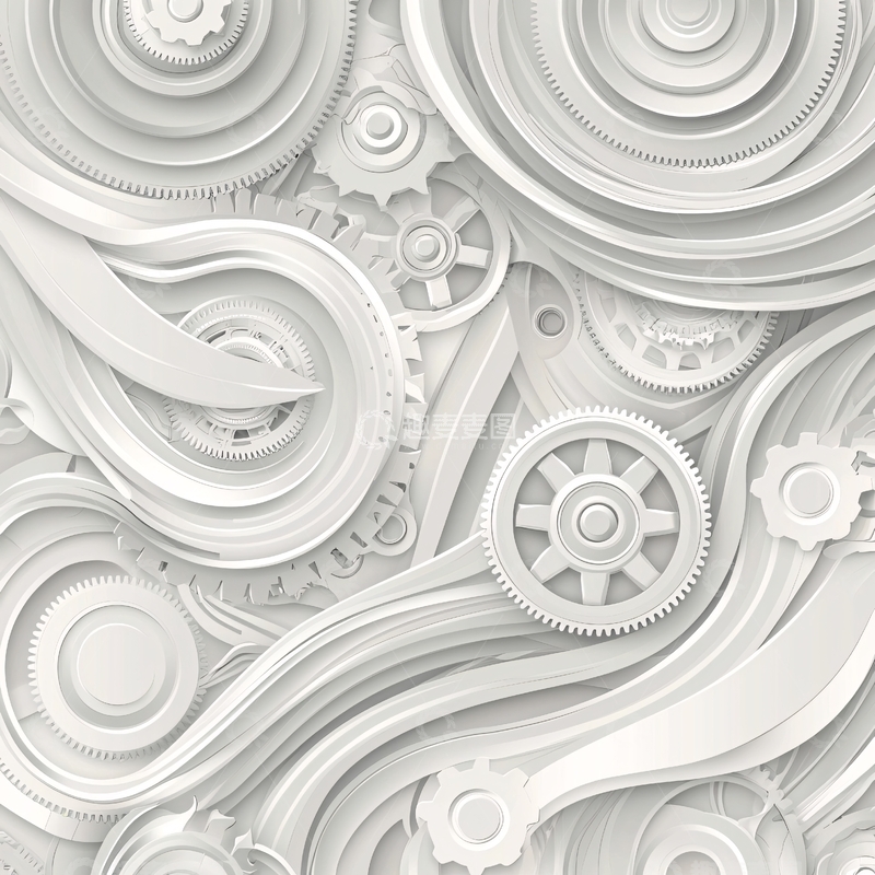 高清大图下载【趣麦麦图】白色机械零件纹理背景