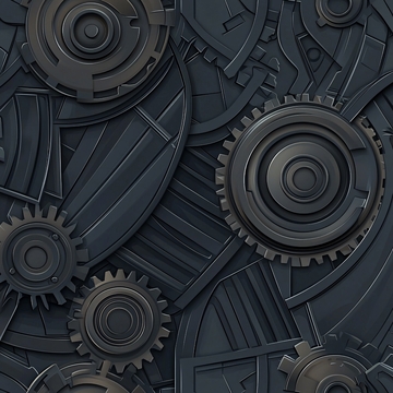 复杂机械结构的背景