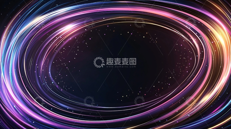 高清大图下载【趣麦麦图】光圈环绕的抽象背景