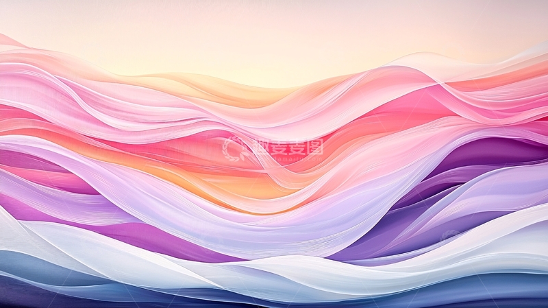 高清大图下载【趣麦麦图】彩色流体渐变背景