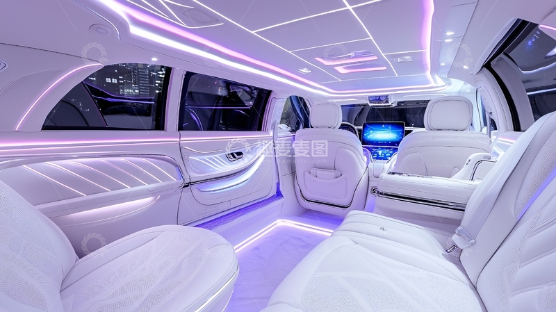 高清大图下载【趣麦麦图】豪华轿车内部