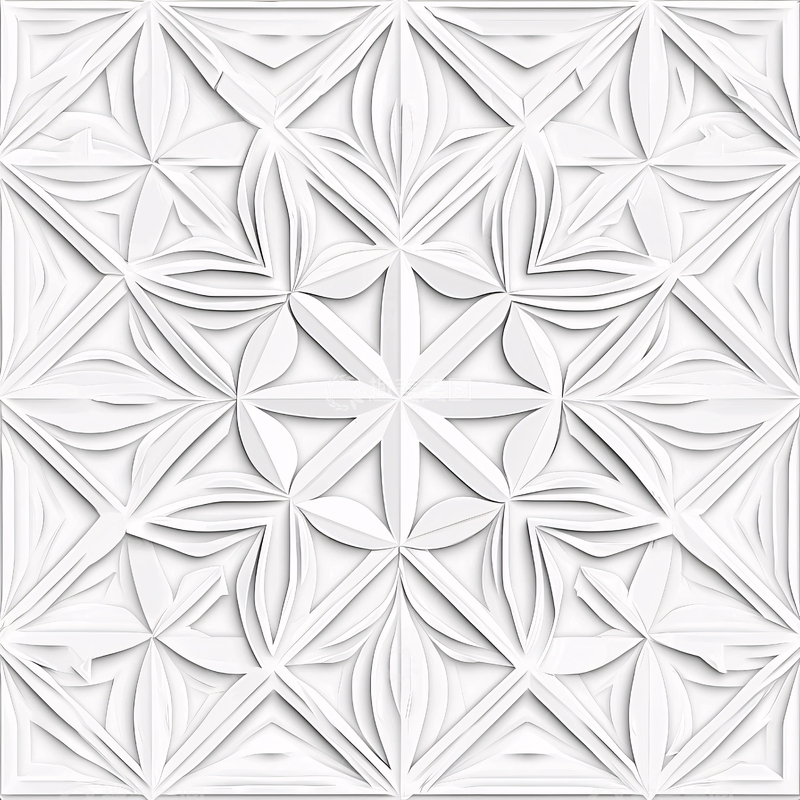 高清大图下载【趣麦麦图】白色浮雕花纹图案