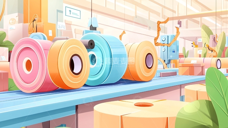 高清大图下载【趣麦麦图】卡通厨房场景