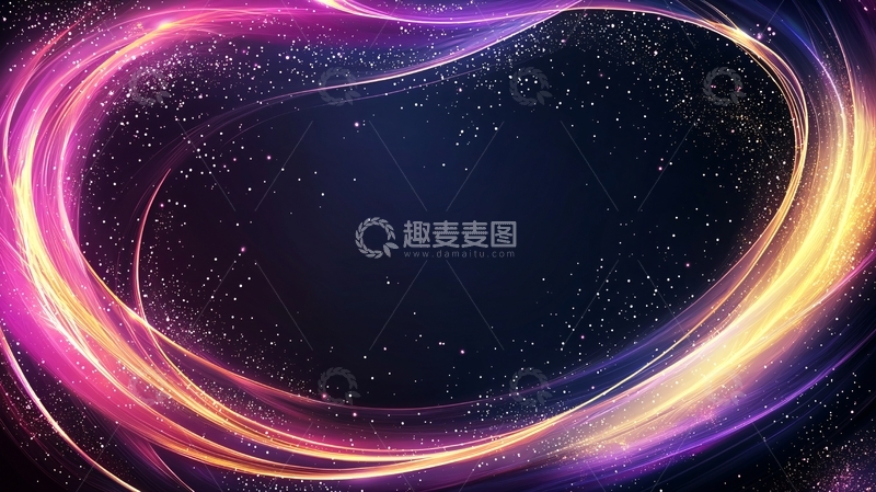 高清大图下载【趣麦麦图】星空光晕背景