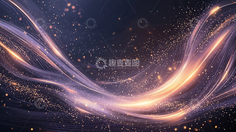 高清大图下载【趣麦麦图】抽象光线背景