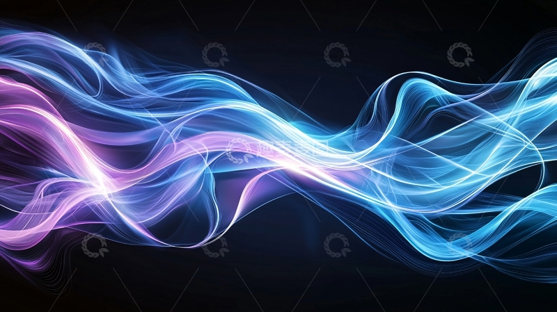 高清大图下载【趣麦麦图】光影交织的抽象线条背景