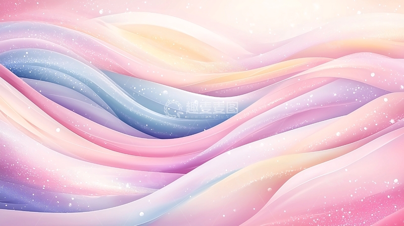 高清大图下载【趣麦麦图】梦幻色彩流体渐变背景