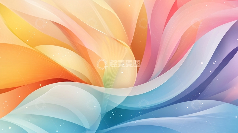 高清大图下载【趣麦麦图】彩色渐变抽象背景