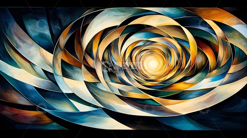 高清大图下载【趣麦麦图】抽象螺旋高清图片