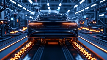 汽车生产线高清图片