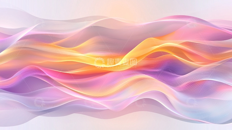 高清大图下载【趣麦麦图】彩色烟雾流动效果