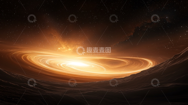 高清大图下载【趣麦麦图】星云漩涡光芒