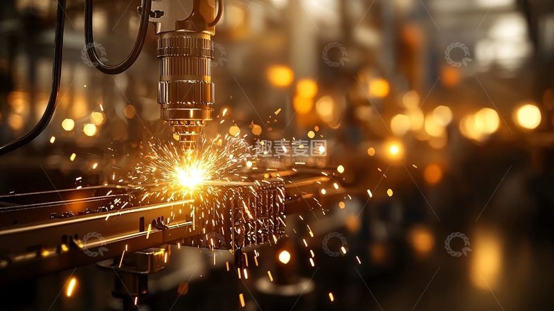 高清大图下载【趣麦麦图】焊接火花四溅