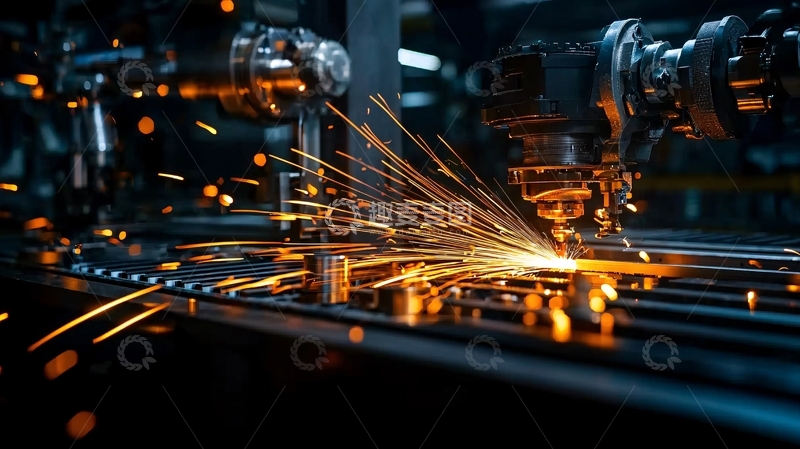 高清大图下载【趣麦麦图】工业机器人焊接12