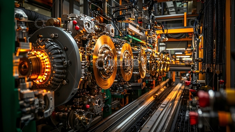 高清大图下载【趣麦麦图】复杂工业机械设备的内部结构