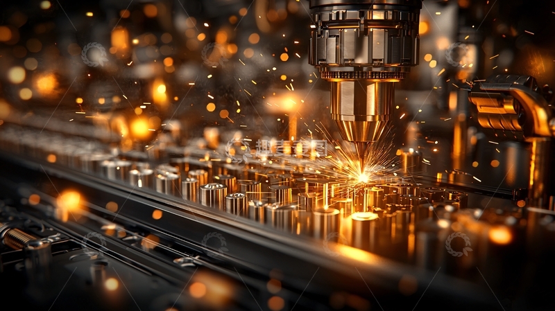 高清大图下载【趣麦麦图】精密机械加工特写