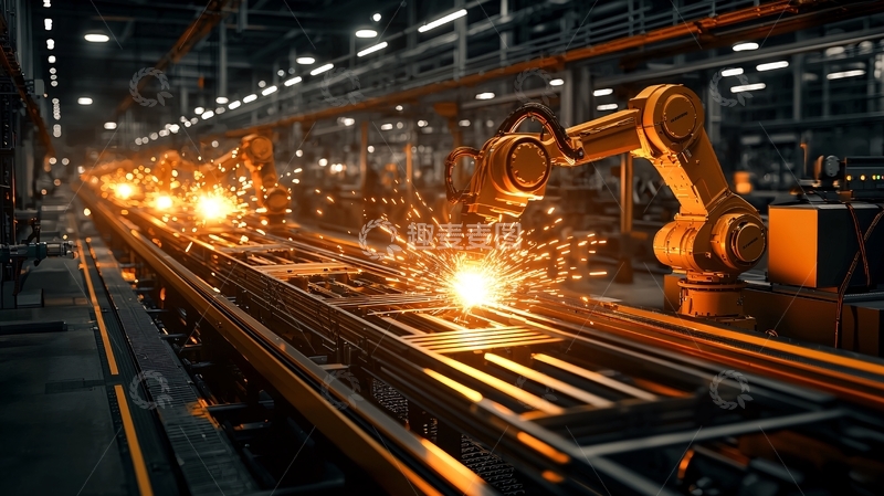 高清大图下载【趣麦麦图】工业自动化生产线28