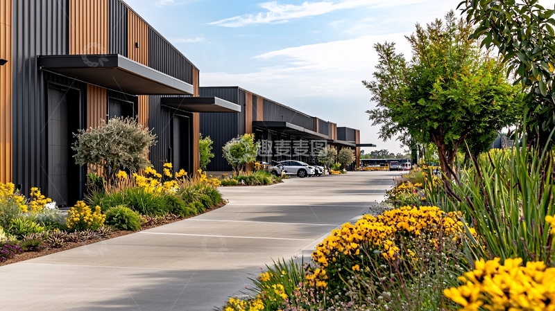 高清大图下载【趣麦麦图】现代工业建筑外观