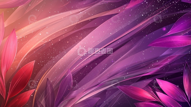 高清大图下载【趣麦麦图】紫红色植物纹理背景