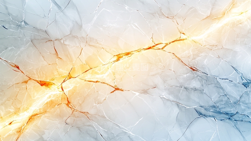 高清大图下载【趣麦麦图】蓝色白色裂纹岩石背景