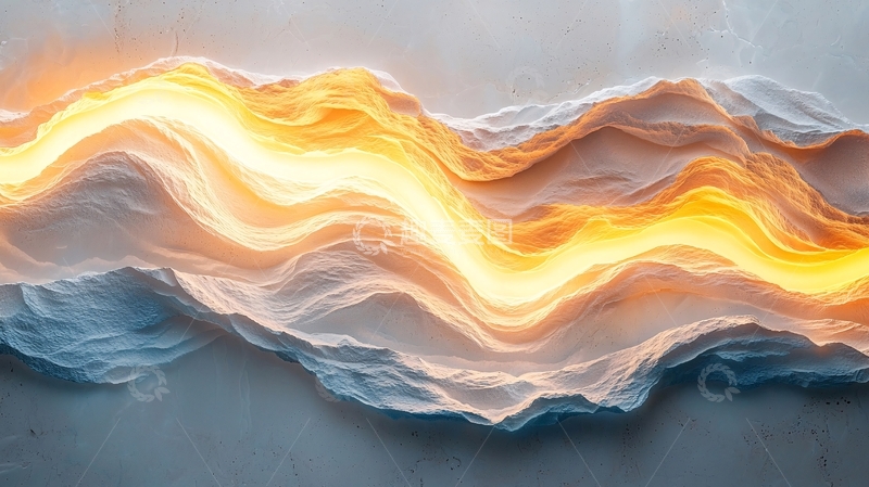 高清大图下载【趣麦麦图】抽象光波流体纹理
