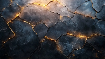 石板纹理金色裂缝