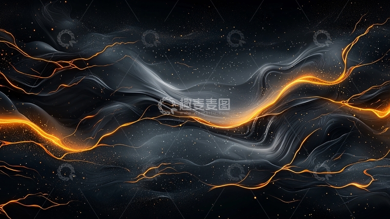 高清大图下载【趣麦麦图】抽象黑色背景