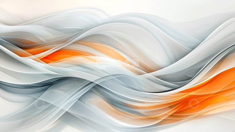 高清大图下载【趣麦麦图】抽象曲线背景