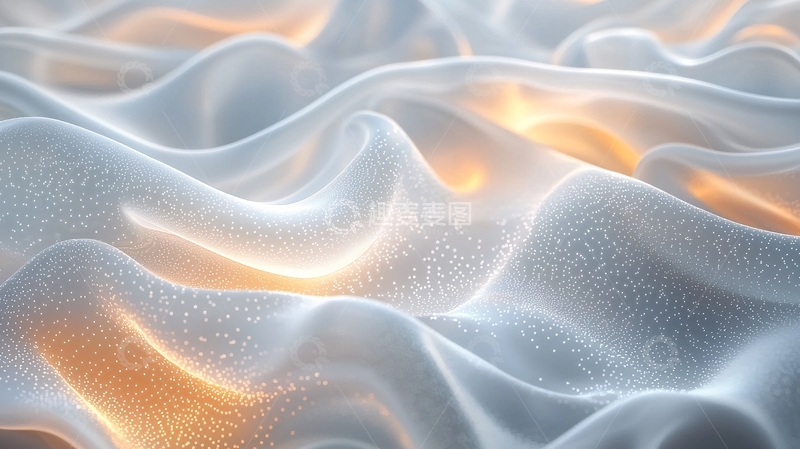 高清大图下载【趣麦麦图】柔软光泽的流体表面