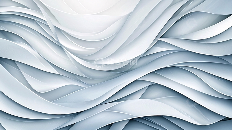 高清大图下载【趣麦麦图】抽象波浪线条背景