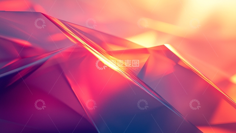 高清大图下载【趣麦麦图】多面体晶体高清图片